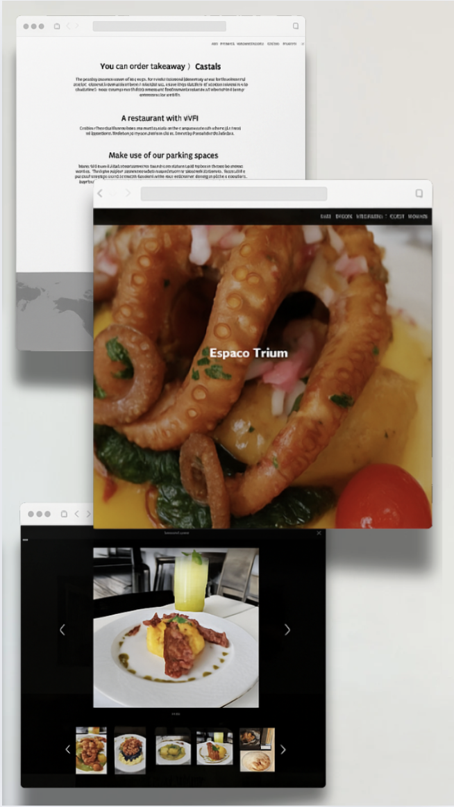 Website before redesign